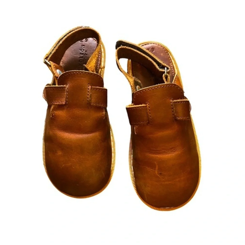 Mikoleon | Explorer Sandals | Brown | Artisan Genuine Leather Slip Ons